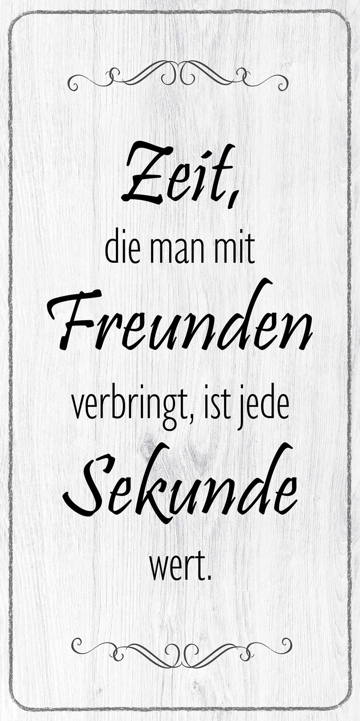 DEKOPANEEL Text  - Multicolor, Basics, Holz (20/40/0,3cm) - Euroart