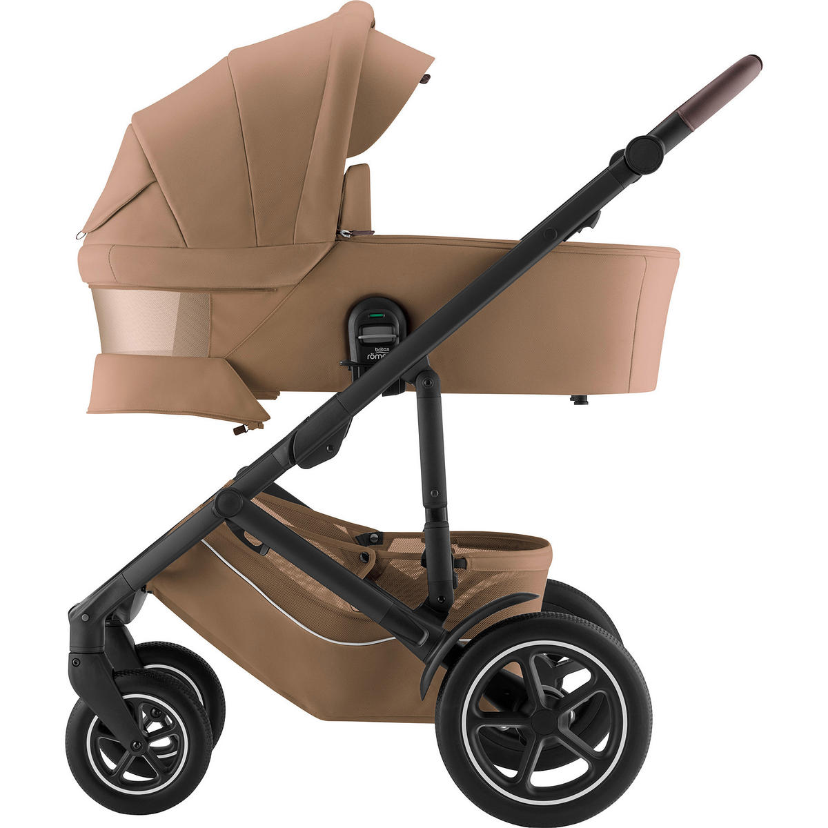 KINDERWAGENSET  Smile 5Z Set  Warm Caramel  - Hellbraun/Grau, Basics, Textil/Metall (57/112/97,7cm) - Britax Römer