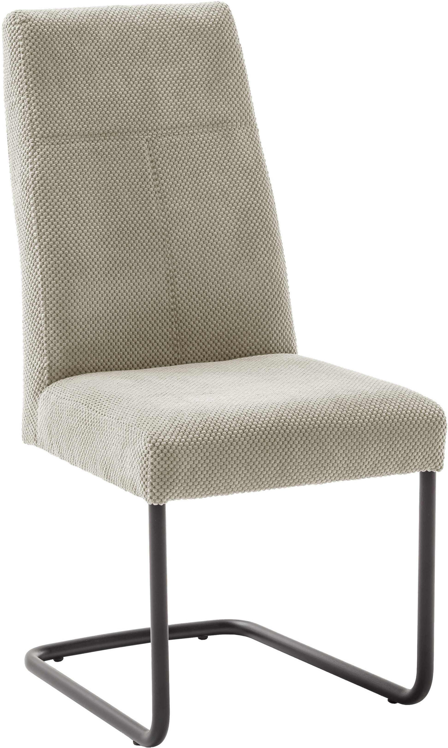 SCHWINGSTUHL  in Cord  - Sandfarben/Schwarz, MODERN, Textil/Metall (50/102/63cm) - Carryhome