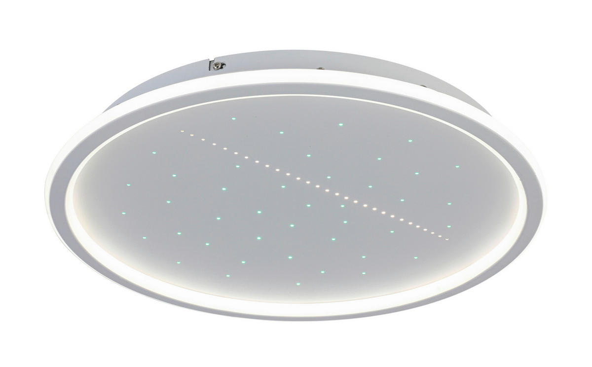 LED-DECKENLEUCHTE Kettering 45/5,5 cm   - Weiß, Trend, Kunststoff/Metall (45/5,5cm) - Novel