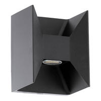 APLICĂ DE EXTERIOR - antracit, Basics, metal (14/0/18cm)