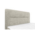 BOXSPRINGBETT 140/200 cm  in Beige  - Beige/Schwarz, Design, Textil/Metall (140/200cm) - Esposa