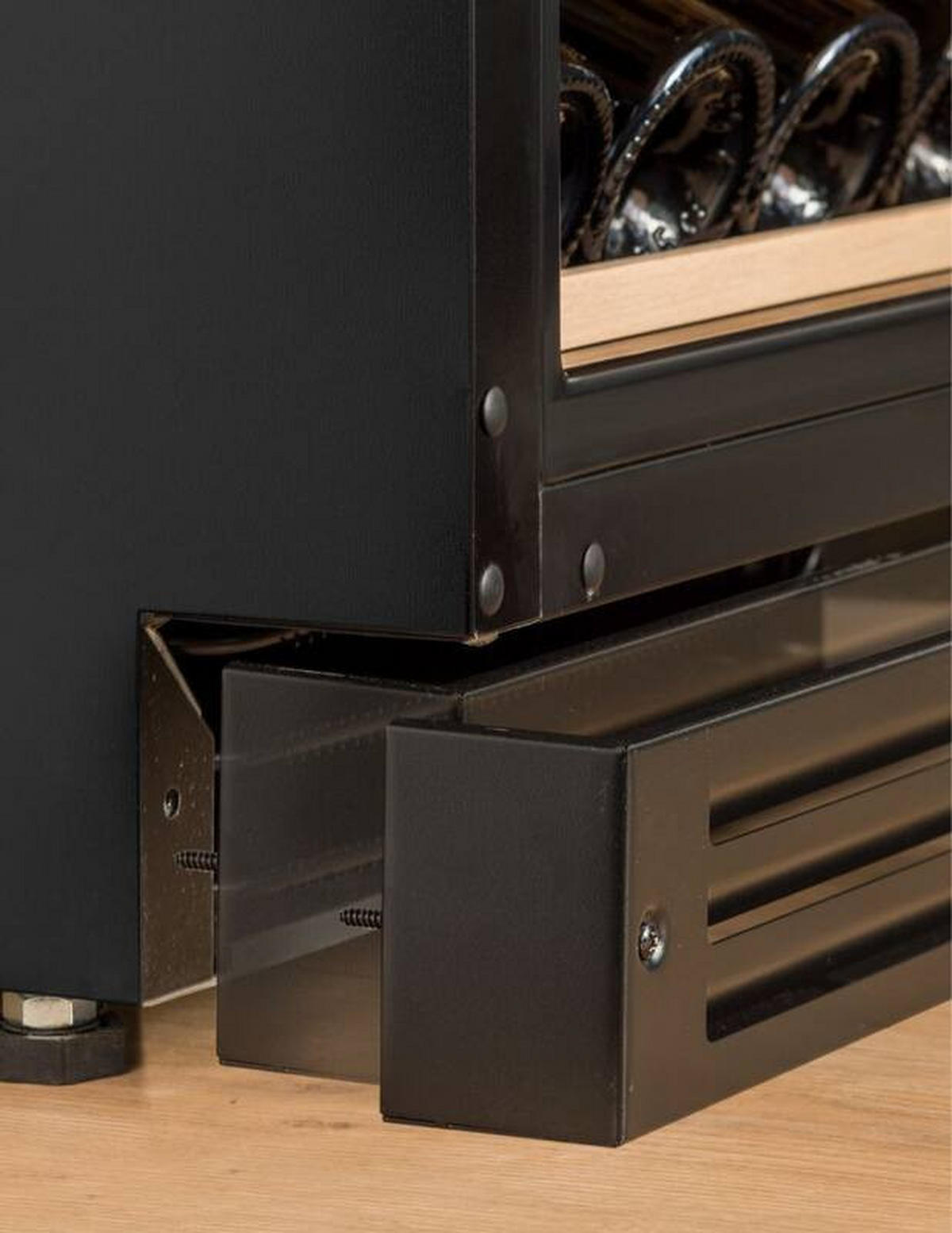 WEINKÜHLSCHRANK CBU20S2B  - Basics, Glas/Holz (29,5/82,0/57,0cm)