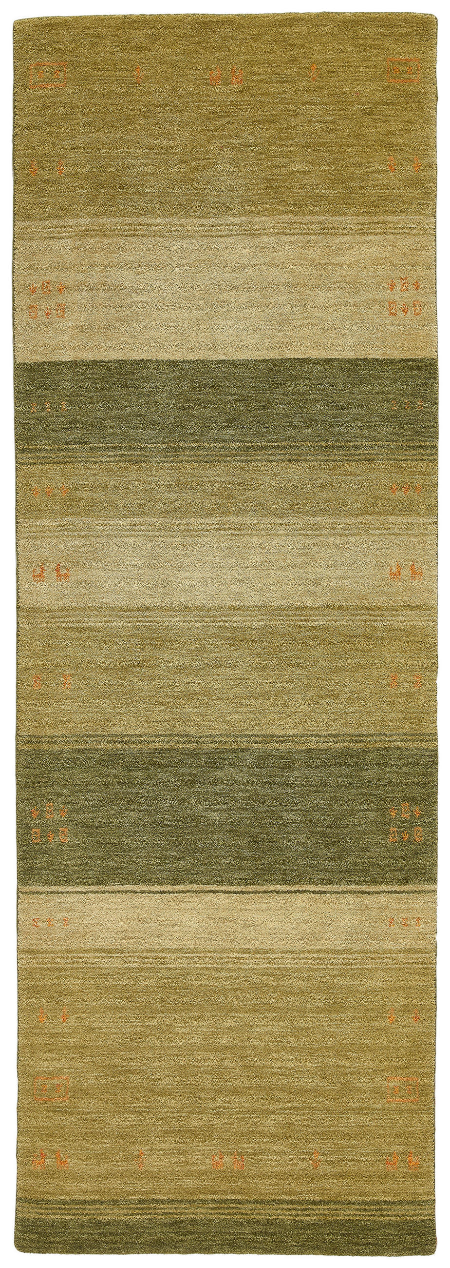 LÄUFER 80/250 cm Edition Alkatif Nomad  - Grün, KONVENTIONELL, Textil (80/250cm) - Cazaris