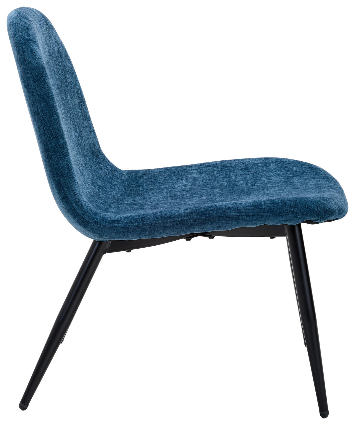 KŘESLO, textil, dřevo, kov, modrá, černá - modrá/černá, Design, kov/dřevo (63/82/74cm) - Livetastic