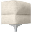 ECKSOFA in Chenille Greige  227/329 cm  - Chromfarben/Greige, KONVENTIONELL, Textil/Metall (227/329cm) - Carryhome