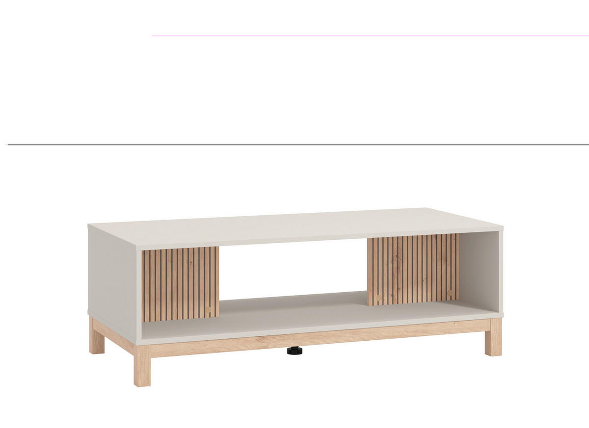 KONFERENČNÍ STOLEK, kašmírová, dub artisan, kompozitní dřevo, 120,5/55/41 cm - kašmírová/dub artisan, Basics, kompozitní dřevo (120,5/55/41cm) - Hom`in