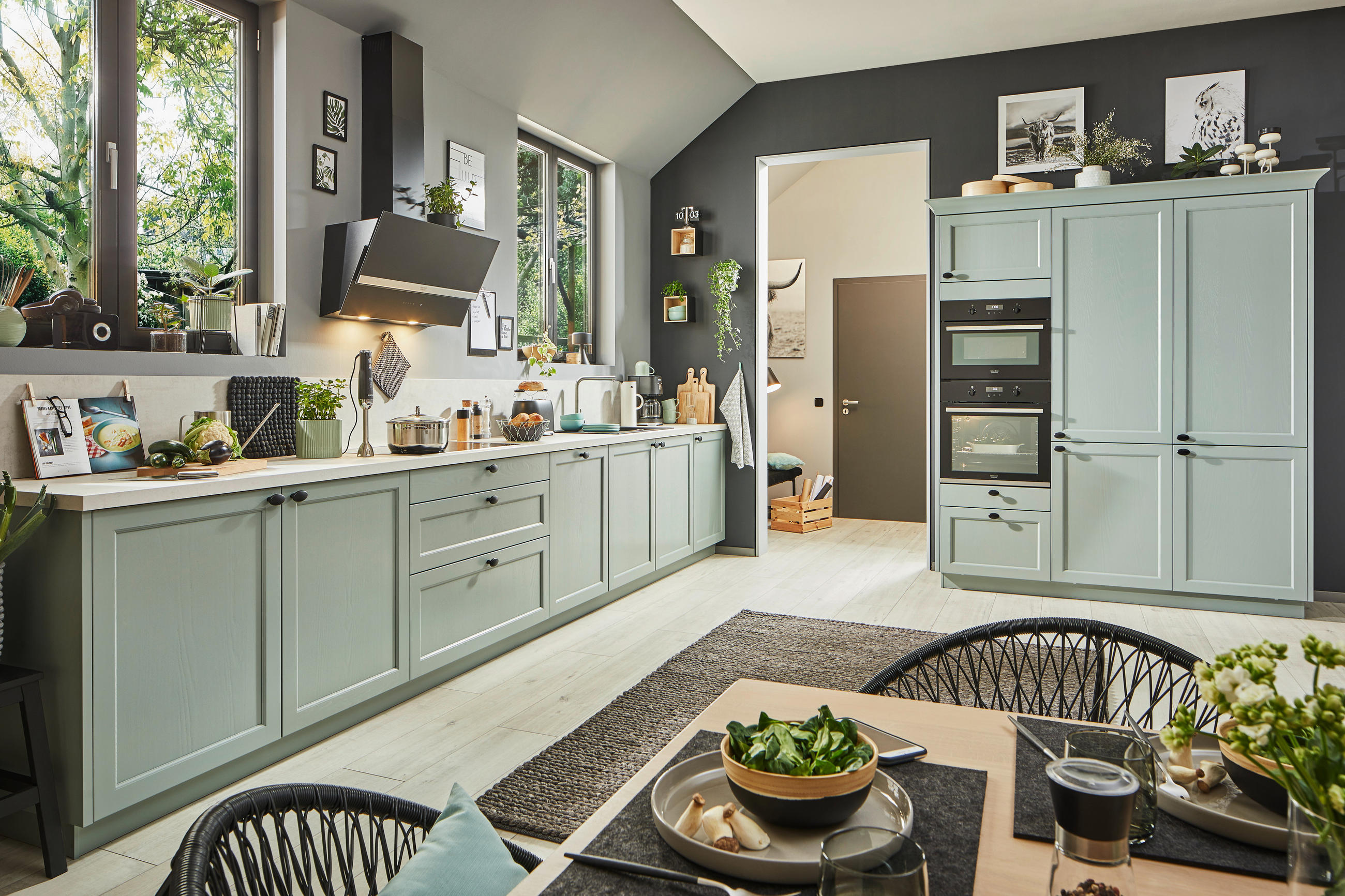 EINBAUKÜCHE BRISTOL SELECTION  - LIFESTYLE, Holzwerkstoff - Moderano