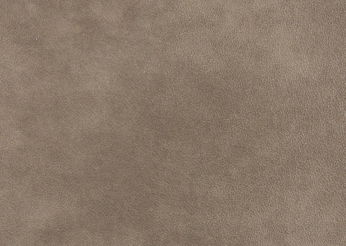3-SITZER-SOFA in Echtleder Graubraun  - Graubraun/Schwarz, Design, Leder/Metall (238/86/94cm) - Dieter Knoll