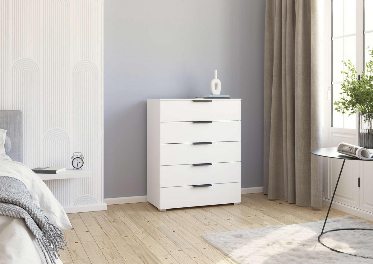 KOMMODE  in 80/100/42 cm  - Graphitfarben/Alufarben, Trend, Holzwerkstoff/Metall (80/100/42cm) - Novel