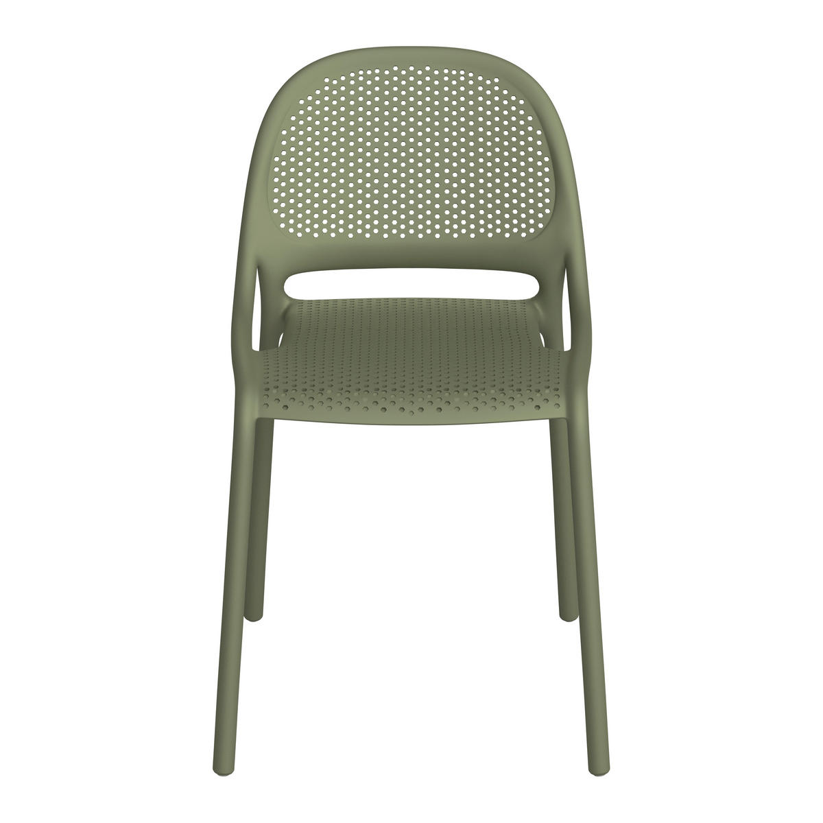 GARTENSTUHL Grün  - Grün, MODERN, Kunststoff (50/81/55cm) - Ambia Garden