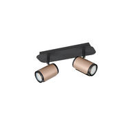 STRAHLER 30/12/16 cm   - Schwarz/Braun, Basics, Metall (30/12/16cm) - Trio Leuchten