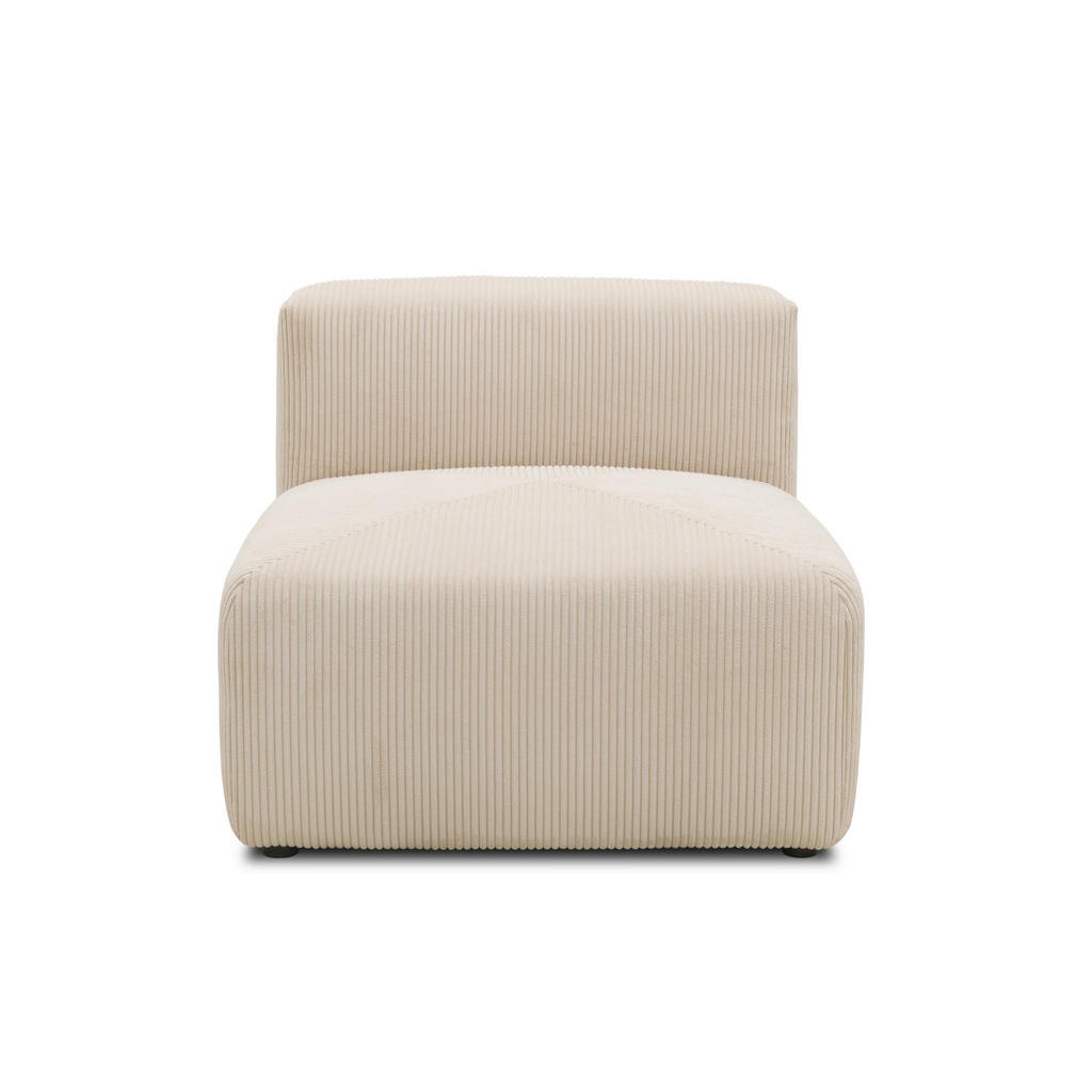 Element Canapea Modulară, textil, crem