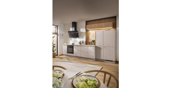 EINBAUKÜCHE   - Eichefarben/Grau, KONVENTIONELL, Holzwerkstoff - Xora