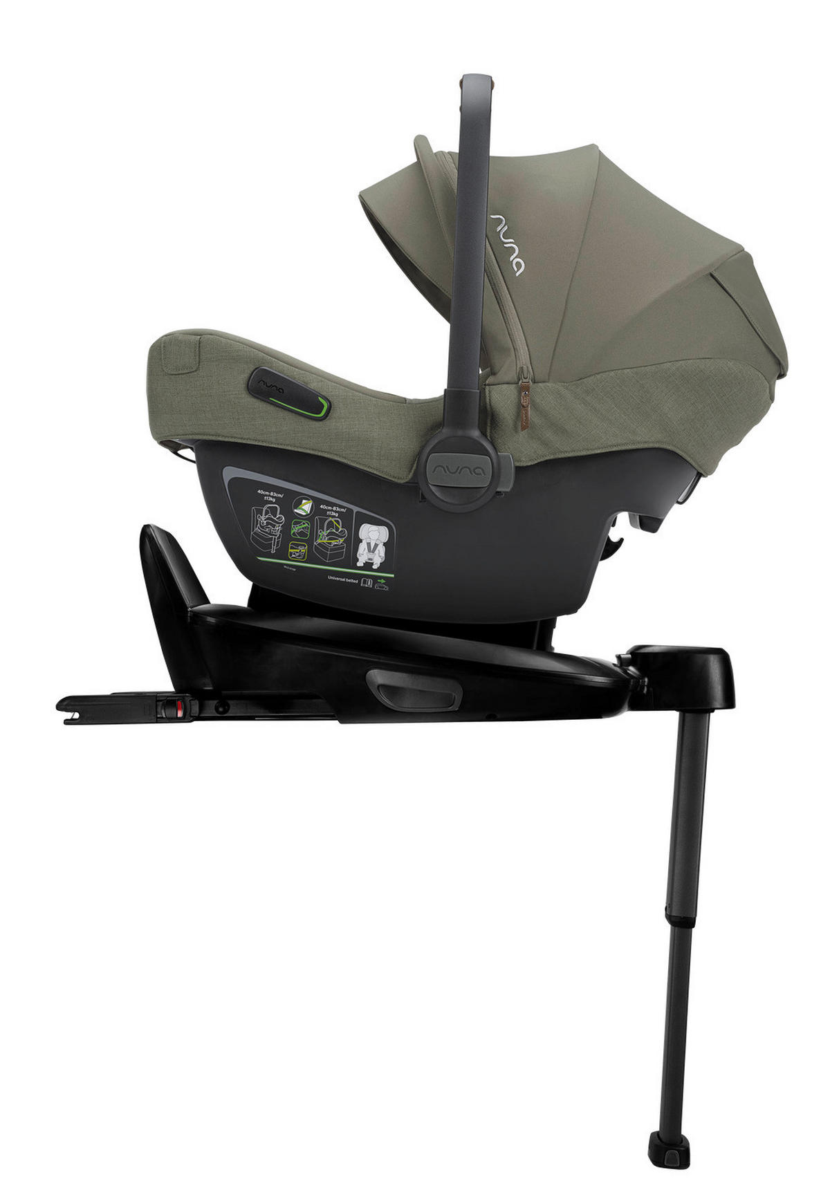 BABYSCHALE PIPA NEXT PINE   - Grün, Basics, Kunststoff/Textil (45/35/60cm) - Nuna
