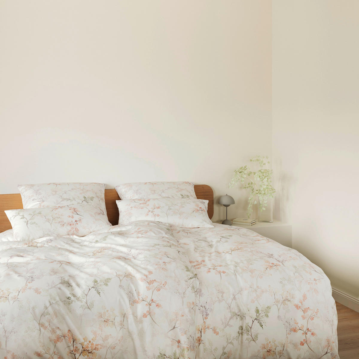 BETTWÄSCHESET 3-teilig Symphony Satin 200/210 cm  - Naturfarben, Basics, Textil (200/210cm) - Elegante