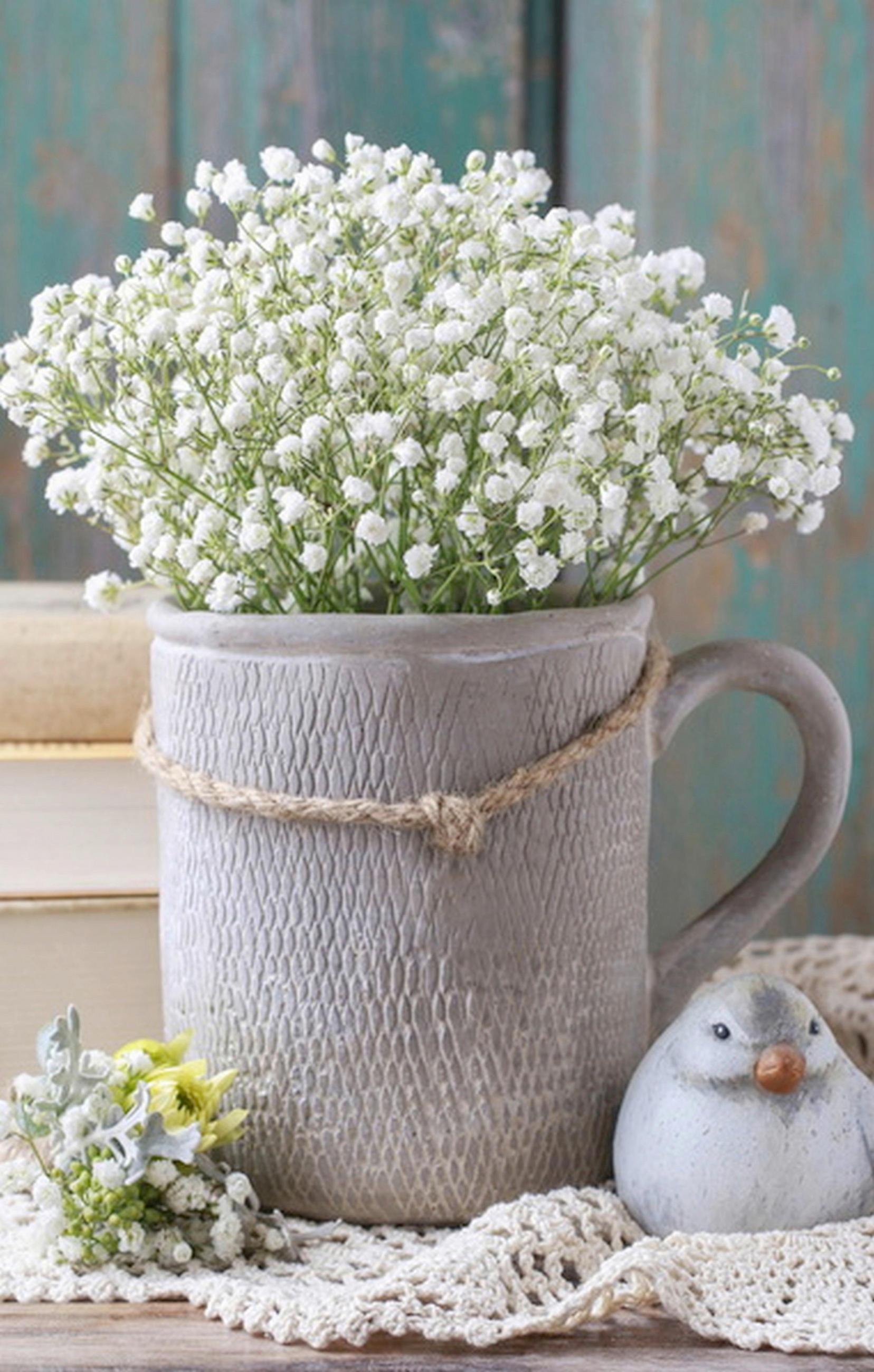 UMETNIŠKI POTISK  35/55 cm   - bela/barve aluminija, Basics, tekstil/les (35/55cm) - Monee