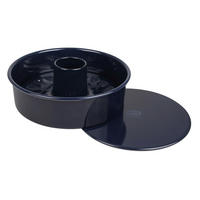 BACKFORM - Blau, Basics, Metall (26/7,5cm) - Dr.Oetker