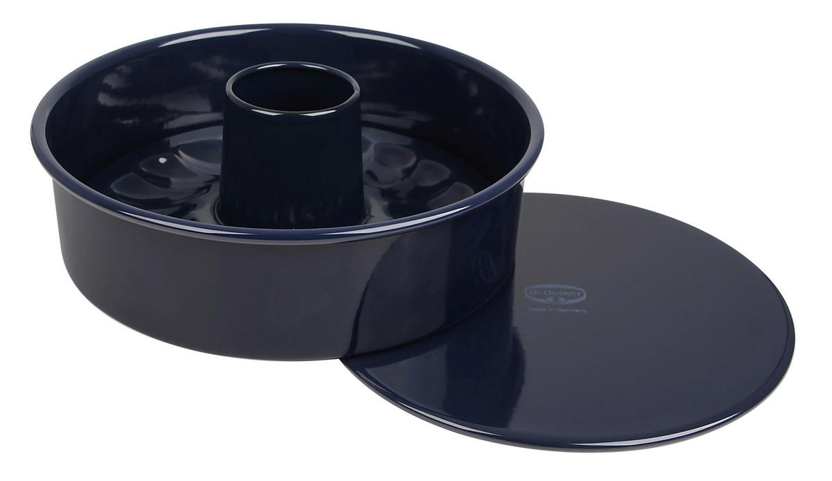 BACKFORM - Blau, Basics, Metall (26/7,5cm) - Dr.Oetker