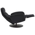 RELAXSESSEL in Leder Anthrazit  - Anthrazit/Schwarz, Design, Leder/Metall (76/108/86cm) - Dieter Knoll