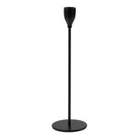 SVIETNIK NA DLHÉ SVIEČKY  kov - čierna, Basics, kov (8/27cm) - Ambia Home
