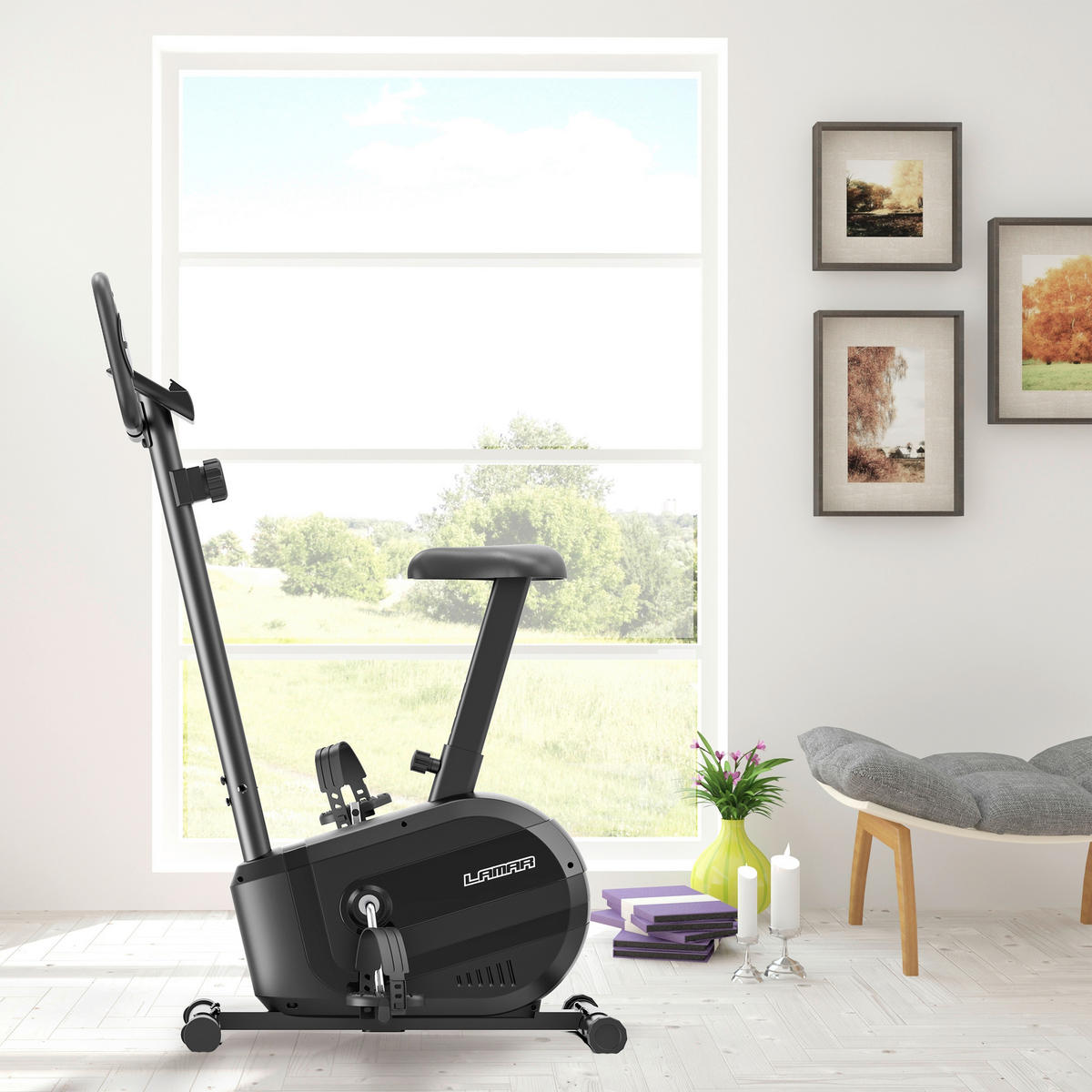 HEIMTRAINER HT 30, LAMAR - Schwarz, KONVENTIONELL (84/48/127,5cm)