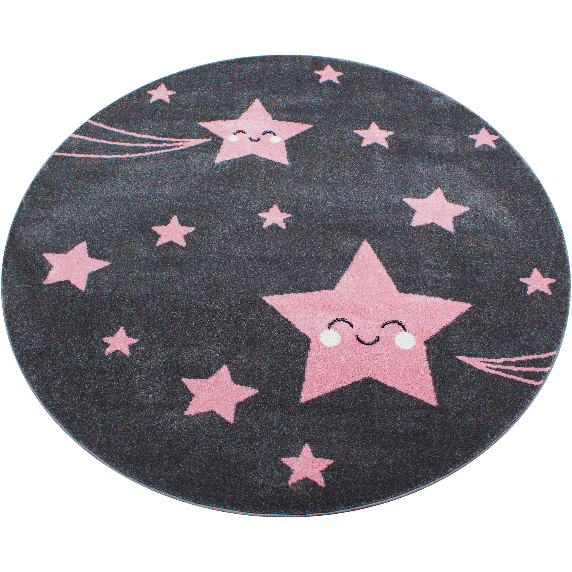 KINDERTEPPICH 120 cm Kids - Pink/Dunkelgrau, Trend, Textil (120cm)