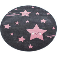DĚTSKÝ KOBEREC, 120 cm pink, tmavě šedá - pink/tmavě šedá, Trend, textil (120cm) - Ben'n'jen