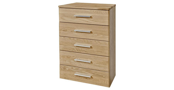 KOMMODE 60/86/36 cm  - Erlefarben/Alufarben, Design, Holz/Metall (60/86/36cm) - Dieter Knoll