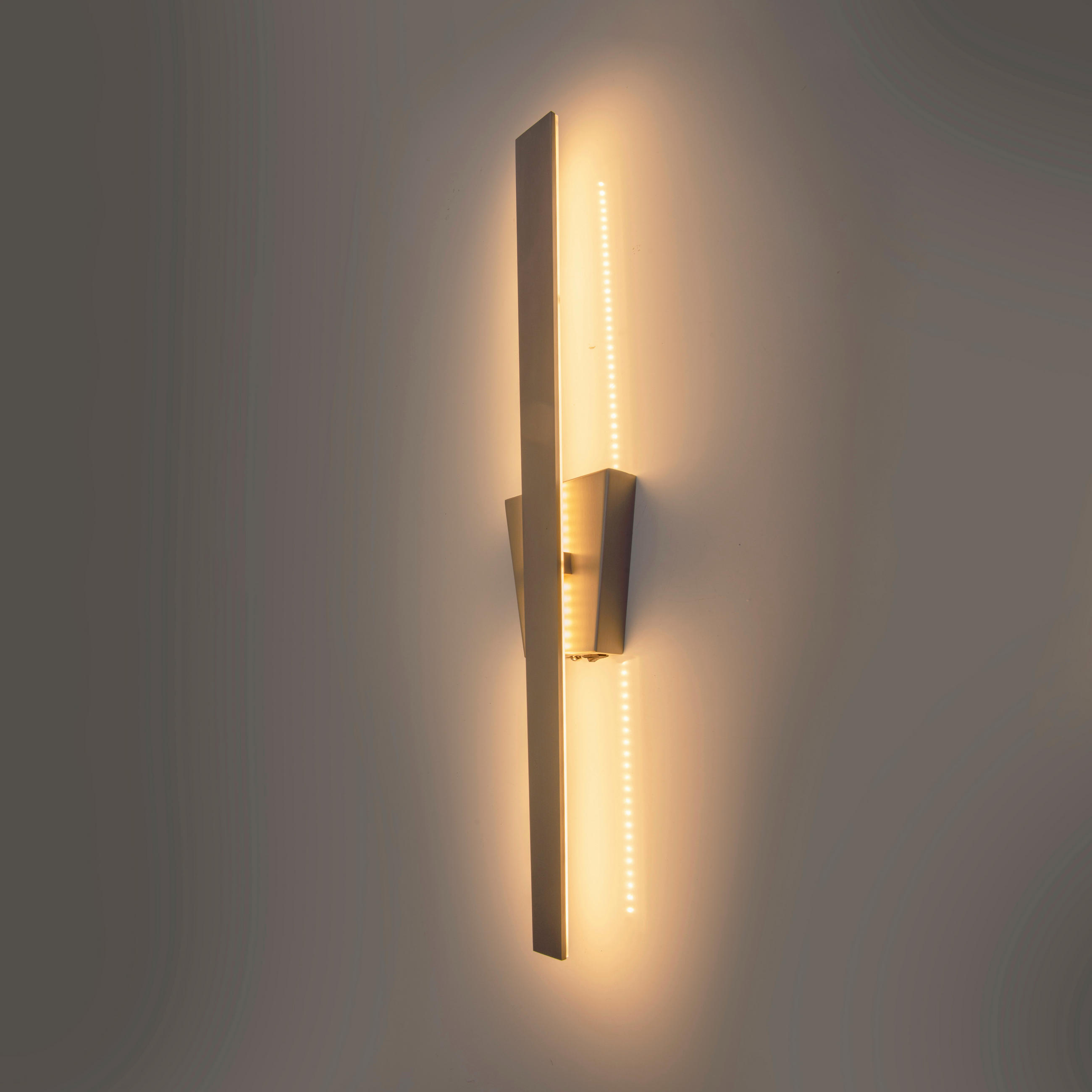 WANDLEUCHTE Trevor   - Silberfarben, Basics, Metall (62cm) - Näve