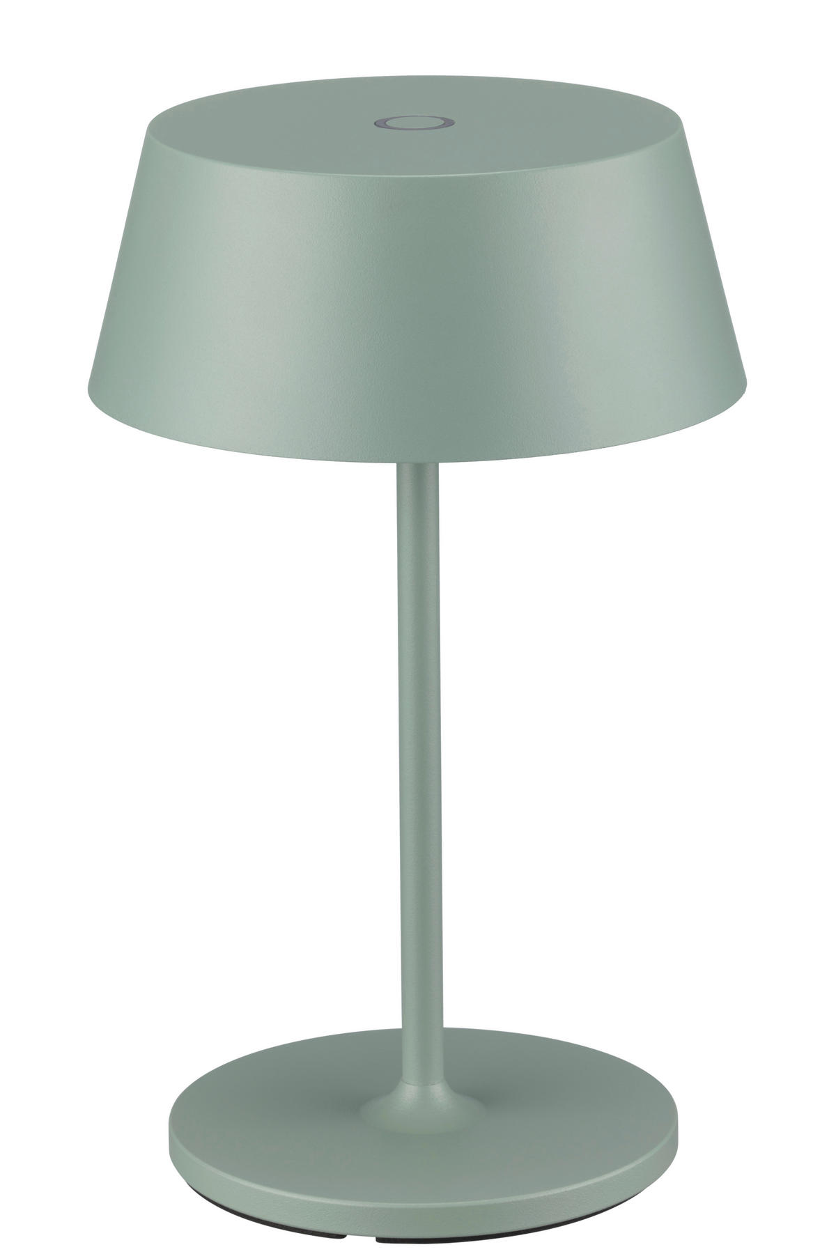 AKKU-TISCHLEUCHTE Naos 15/25 cm  - Grau, Design, Kunststoff/Metall (15/25cm) - Dieter Knoll