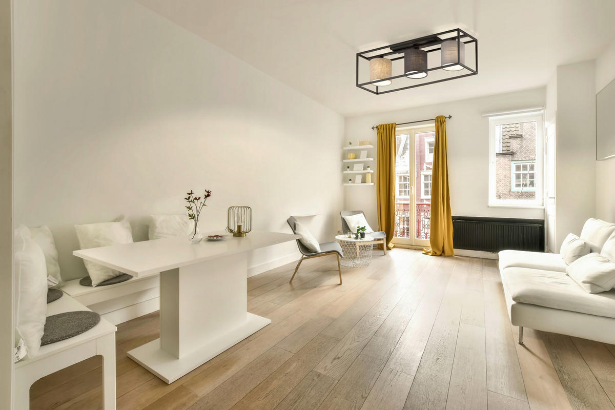 DECKENLEUCHTE Isko 70/20/25 cm   - Sandfarben/Hellgrau, Design, Textil/Metall (70/20/25cm) - Fischer & Honsel