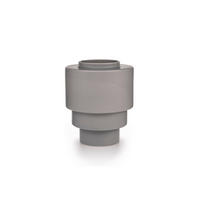 VASE  - Grau, Basics, Keramik (16/19,5cm) - Markslöjd