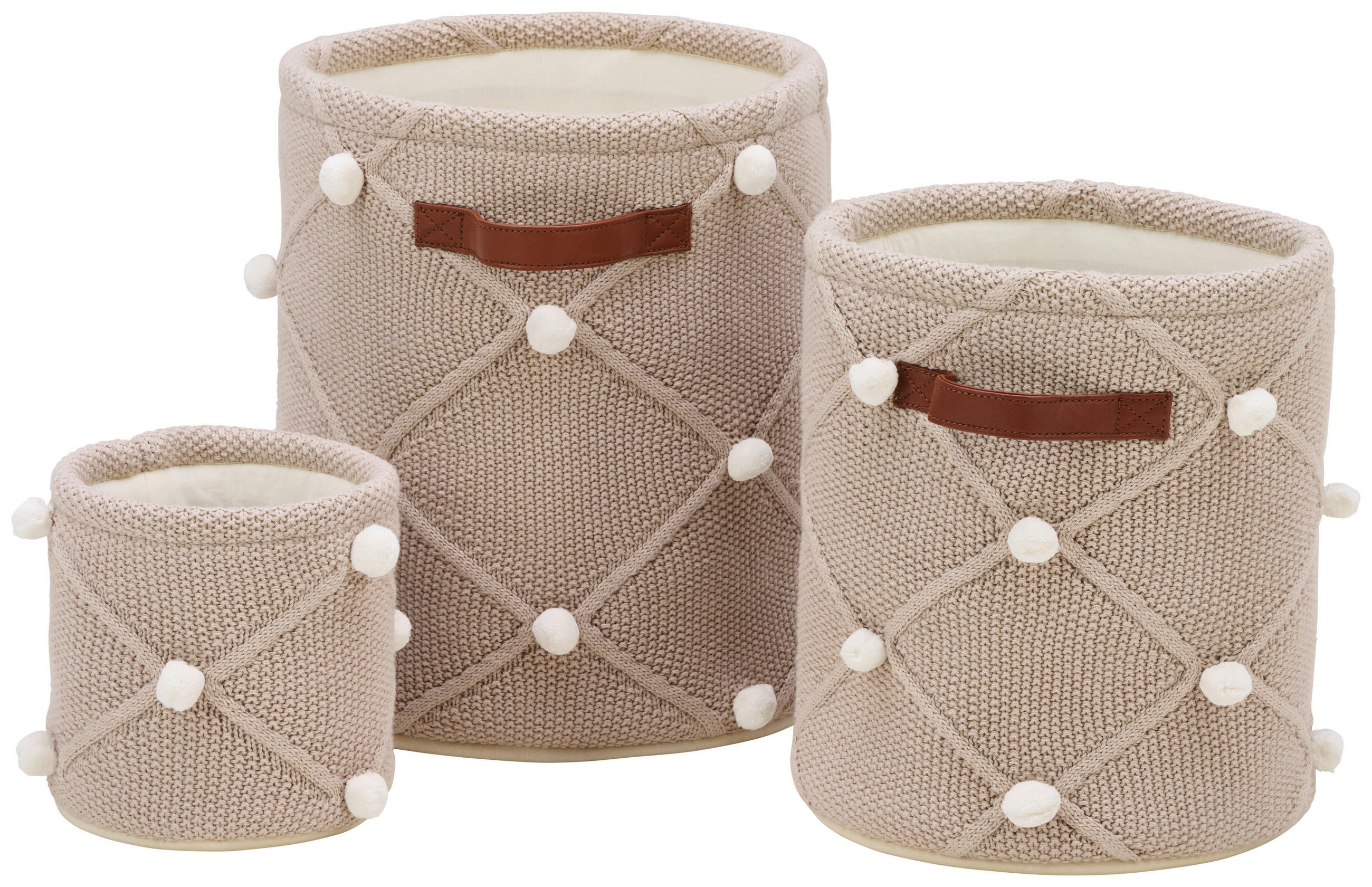 KORB  - Beige, Trend, Textil (30/36cm) - Jimmylee