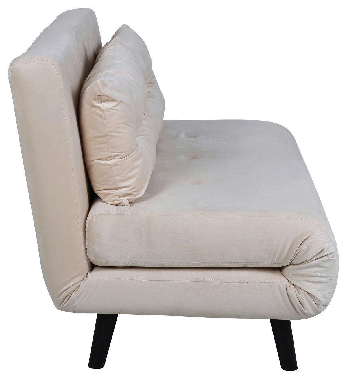 SCHLAFSOFA in Textilgeflecht Creme  - Creme, Design, Textil/Metall (120/88/80cm) - Livetastic