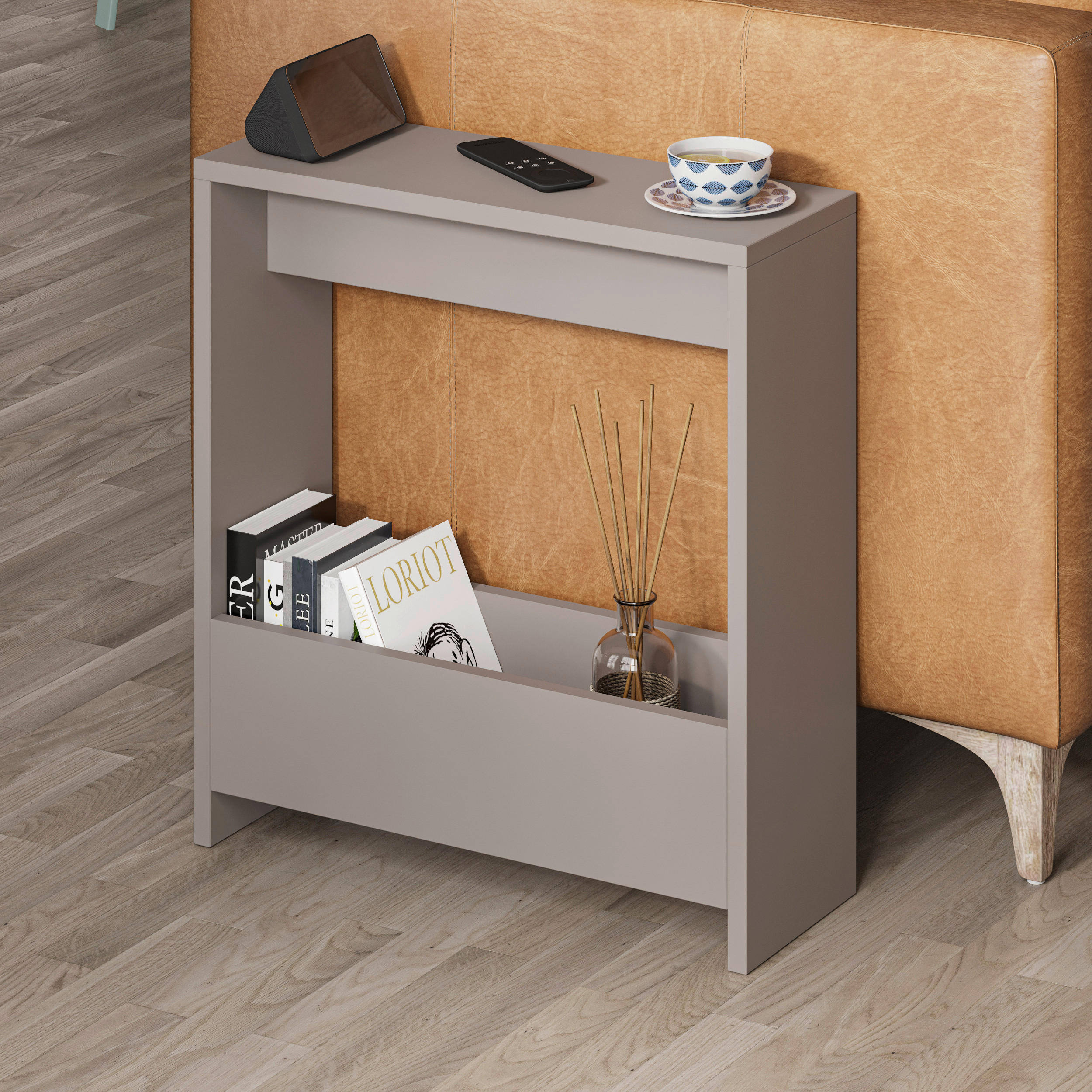 BEISTELLTISCH in Holzwerkstoff 55/20/60 cm  - Beige, Design, Holzwerkstoff (55/20/60cm) - Livetastic