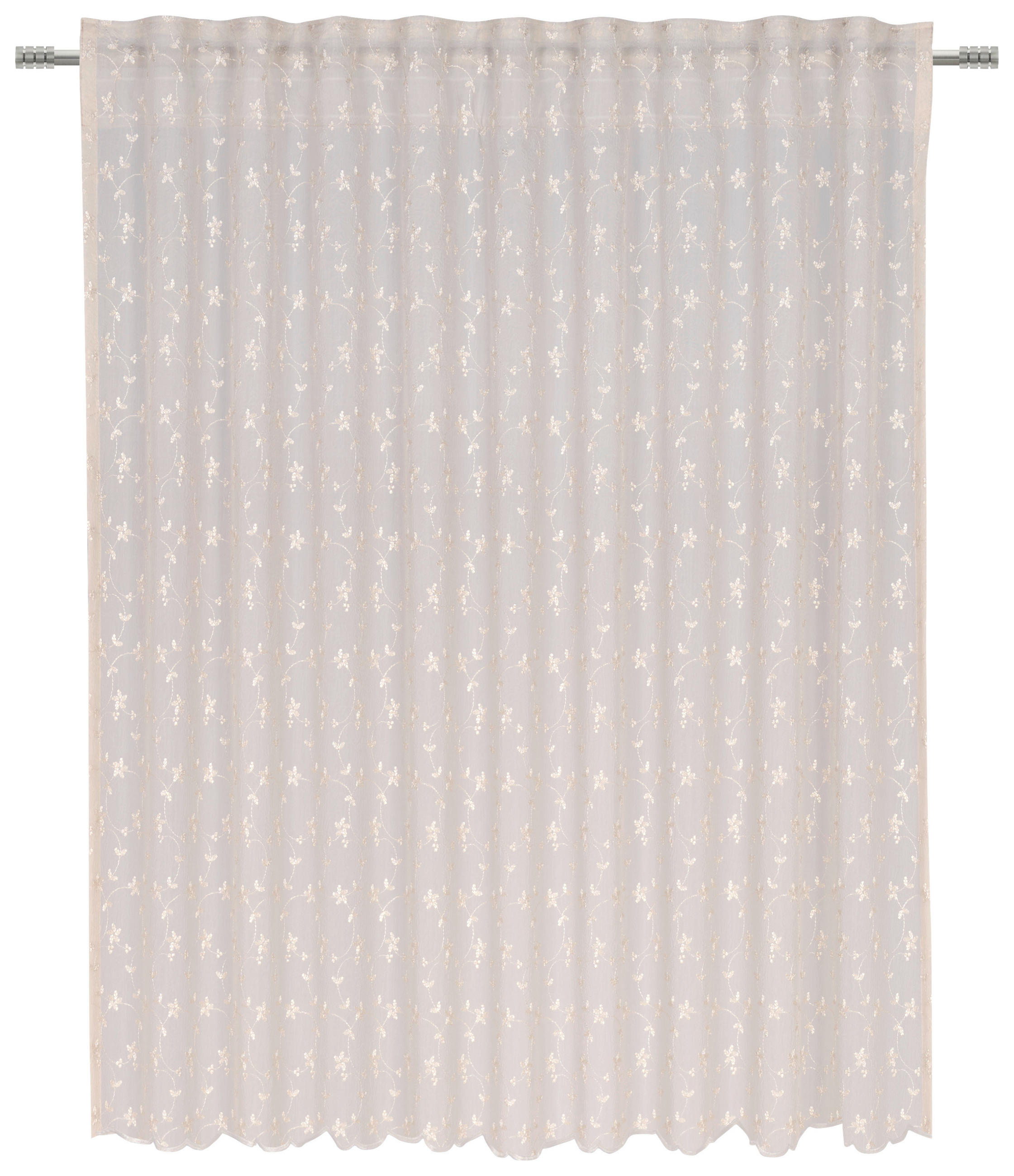 GOTOVA ZAVJESA krem  140/180 cm  - krem, Basics, tekstil (140/180cm) - Esposa