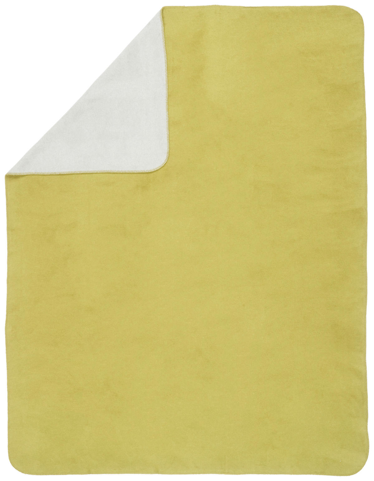 DEKORATIVNA ODEJA 150/200 cm siva, rumena  - rumena/siva, Basics, tekstil (150/200cm) - Novel