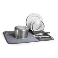 ABTROPFMATTE 330720-149  - Anthrazit, Design, Kunststoff (46/61/4cm) - Umbra