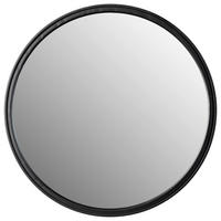 WANDSPIEGEL  - Schwarz, Design, Glas/Metall (60/60/7cm) - Carryhome