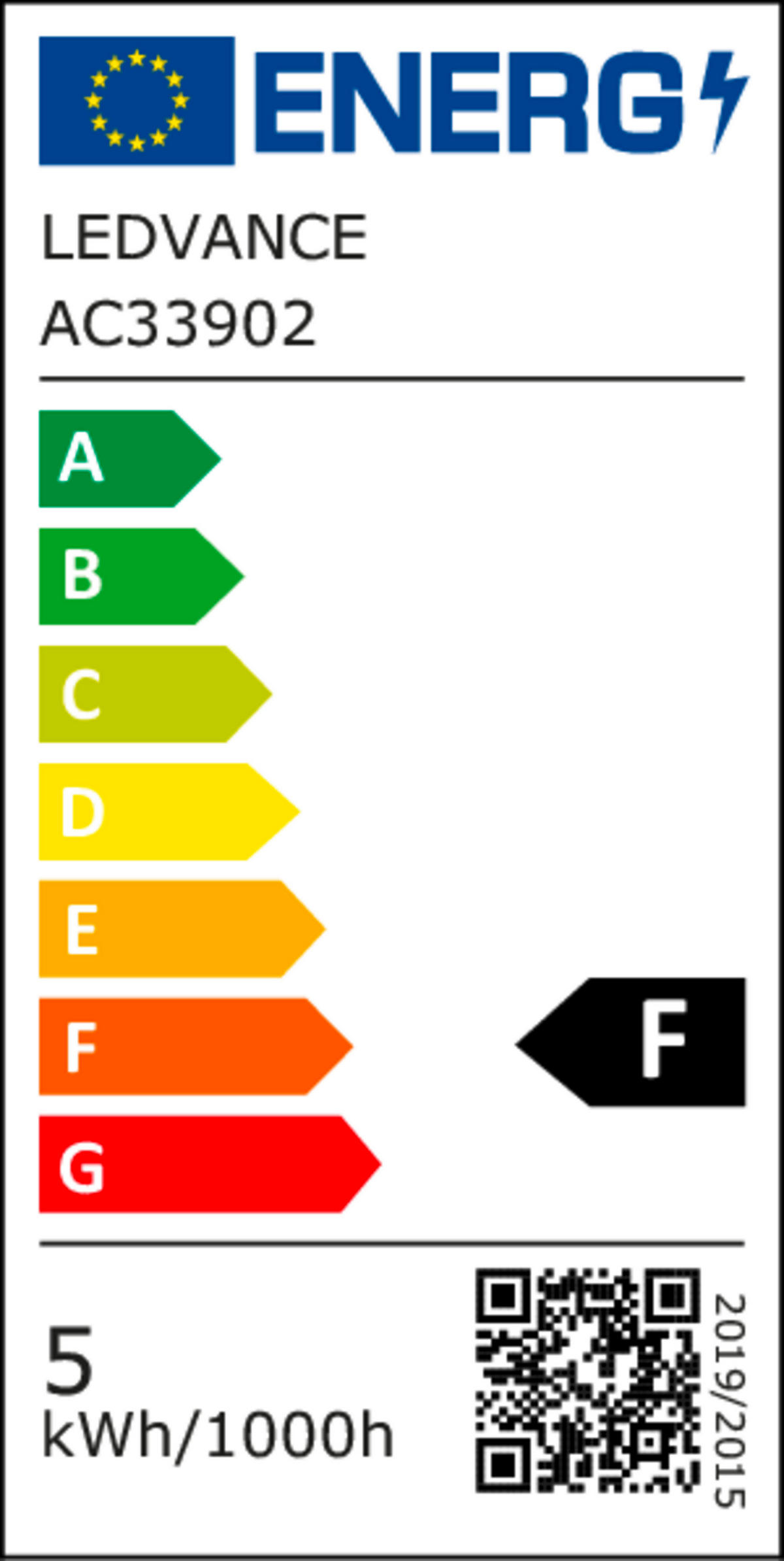 LED-LEUCHTMITTEL   E14 5 W 470 lm  - Weiß, Basics, Kunststoff (4/7,8cm) - Ledvance