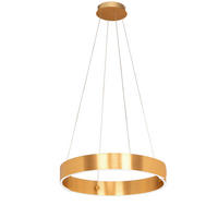 ZÁVESNÉ LED SVIETIDLO, 63/64/150 cm  - zlatá, Design, kov (63/64/150cm) - Dieter Knoll