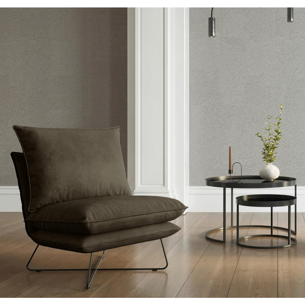 Thumbnail - Livetastic Sessel, Braun, Textil, Uni, 72x84x90 cm, Made in EU, Fußauswahl, Stoffauswahl, Wohnzimmer, Sessel, Polsterses...