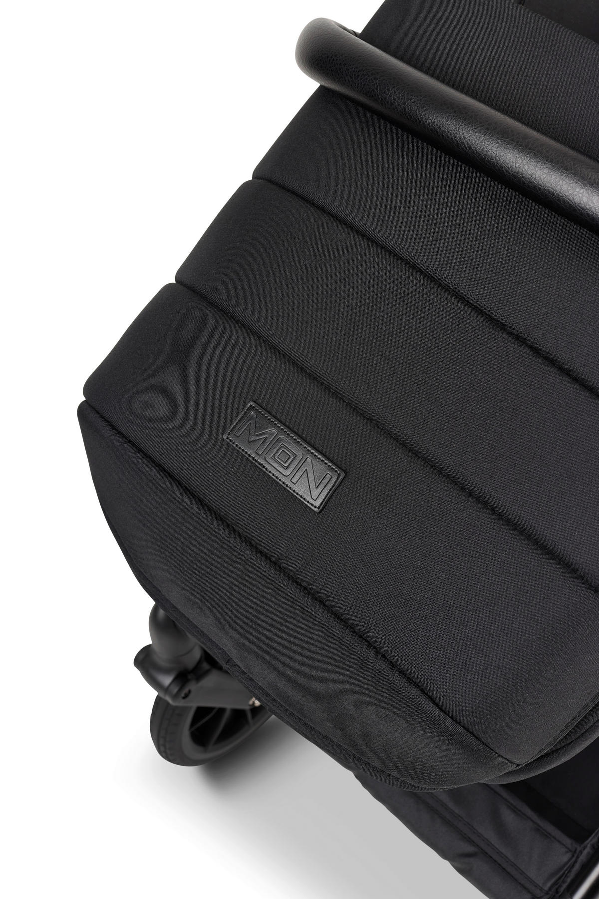 KINDERWAGENSET CLICC  - Schwarz, Basics, Textil/Metall (61/114/84cm) - Moon