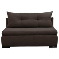 SCHLAFSOFA  in Cord Braun  - Schwarz/Braun, Design, Kunststoff/Textil (154/93/85cm) - MID.YOU