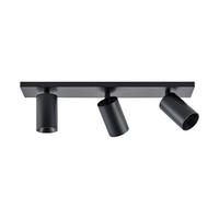 DECKENSTRAHLER - Schwarz, Design, Metall (48/9/12,5cm)