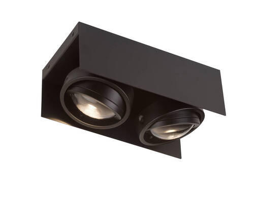 LED-DECKENLEUCHTE 17/13/42,5 cm   - Schwarz, Design, Metall (17/13/42,5cm)