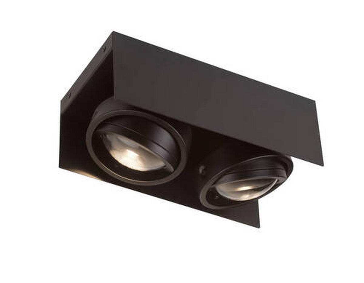 LED-DECKENLEUCHTE 17/13/42,5 cm   - Schwarz, Design, Metall (17/13/42,5cm)