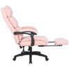 CHEFSESSEL  in Teddystoff Rosa  - Schwarz/Rosa, Design, Kunststoff/Textil (64,5/112/120/65cm) - Carryhome