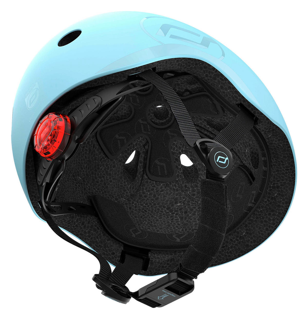 KINDERHELM - Blau, Trend, Kunststoff/Textil (S-Mnull) - Scoot and Ride